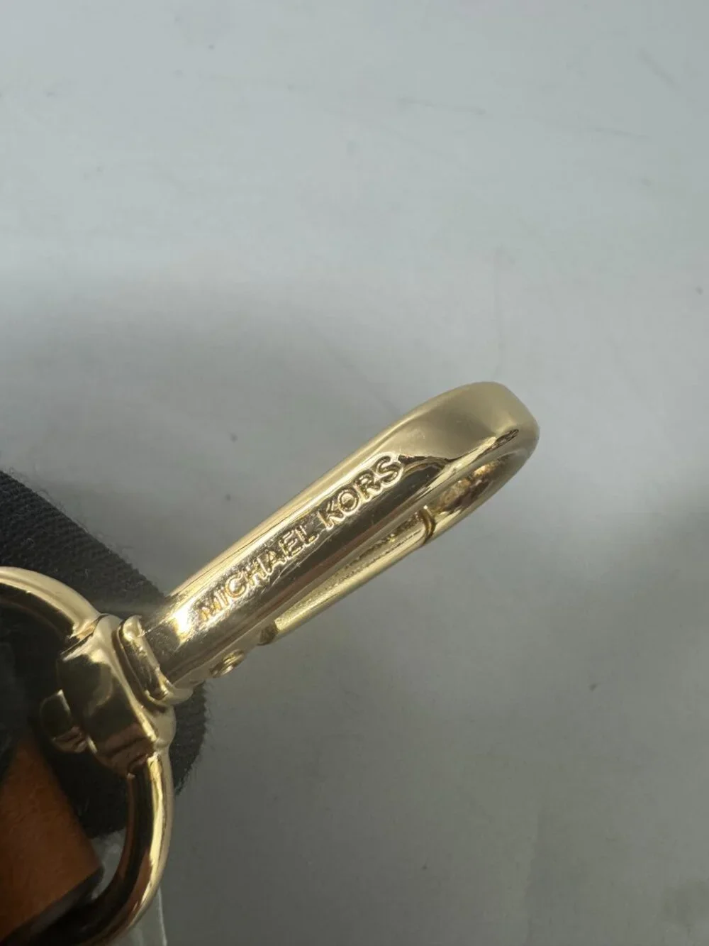 New Michael Kors Brown Leather Adjustable Strap